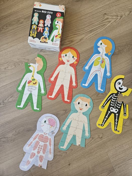 8 pudełek puzzle dla dzieci czuczu bluey