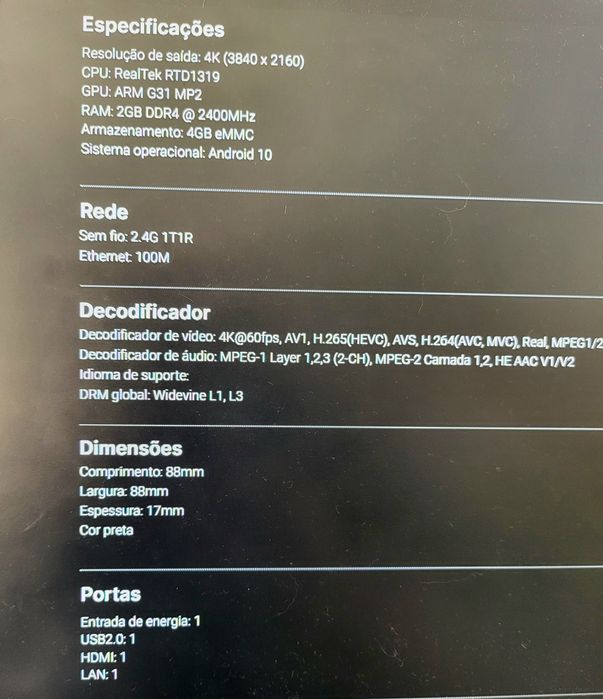 Formuler Z10 SE OTT Android64286497172867124