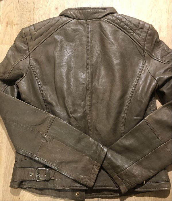 Kurtka skórzana męska Bershka - wiosna i jesień - nowa