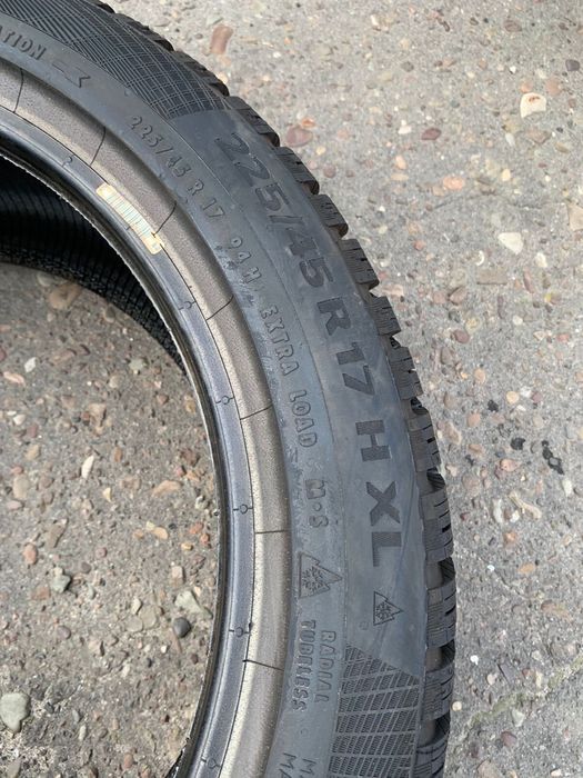 Шини нові 225/45 R17 Continental зима