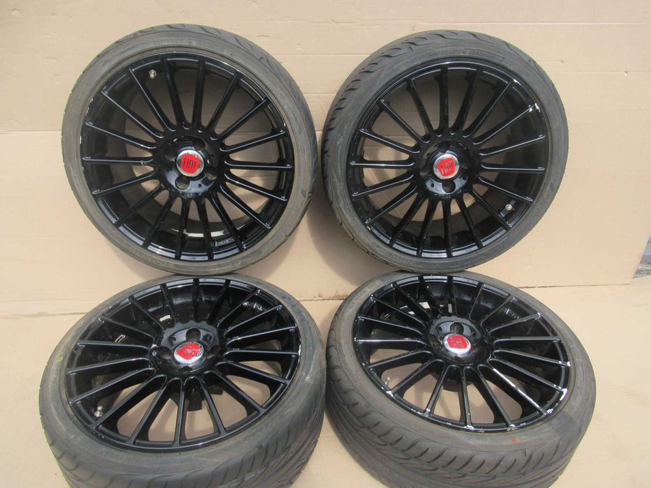 ALU+Opony R17 FIAT 500,Abarth 4x98 195/40R17+215/35R17 7J/8J Lato 6357