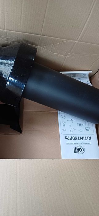 Димохід/Набір відводів для конденс. котлів вертик. димоходу 80/125