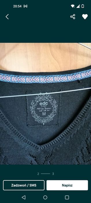 Tunika dzianinowa , firma Esprit, rozmiar 40.