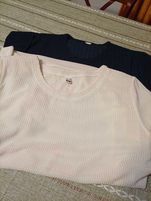 Dwie bluzki duże rozm 48/2 szt