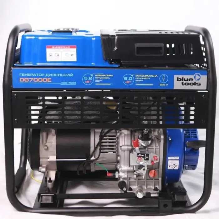 Генератор дизельный BLUETOOLS 5кВт генератор дизельний на колесах