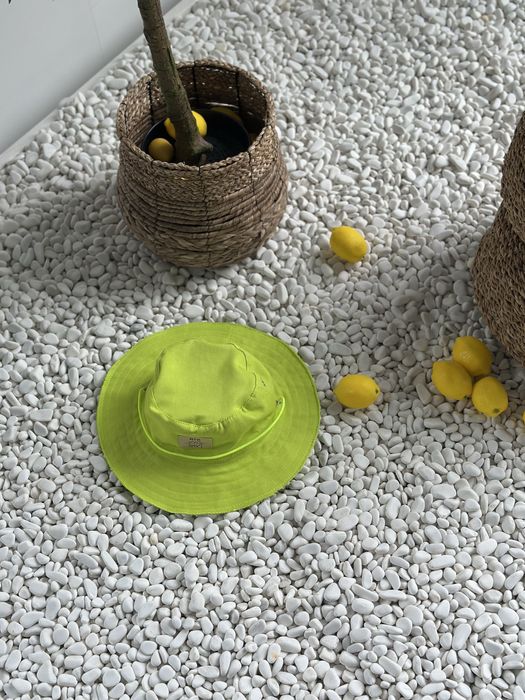 Панама джинсова широка унісекс з посатаними полями