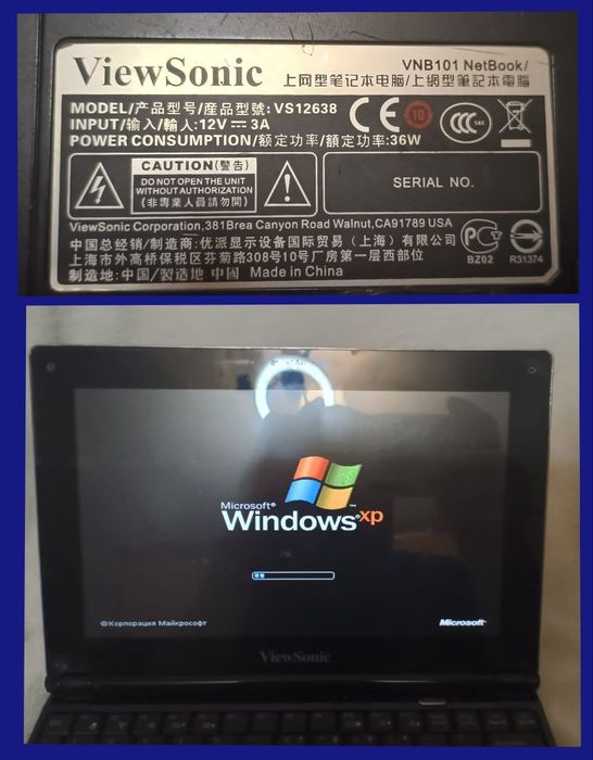 Нетбук viewsonic VNB101