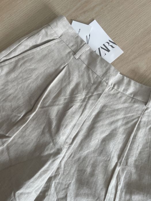Лляні шорти Zara, нові, розмір М