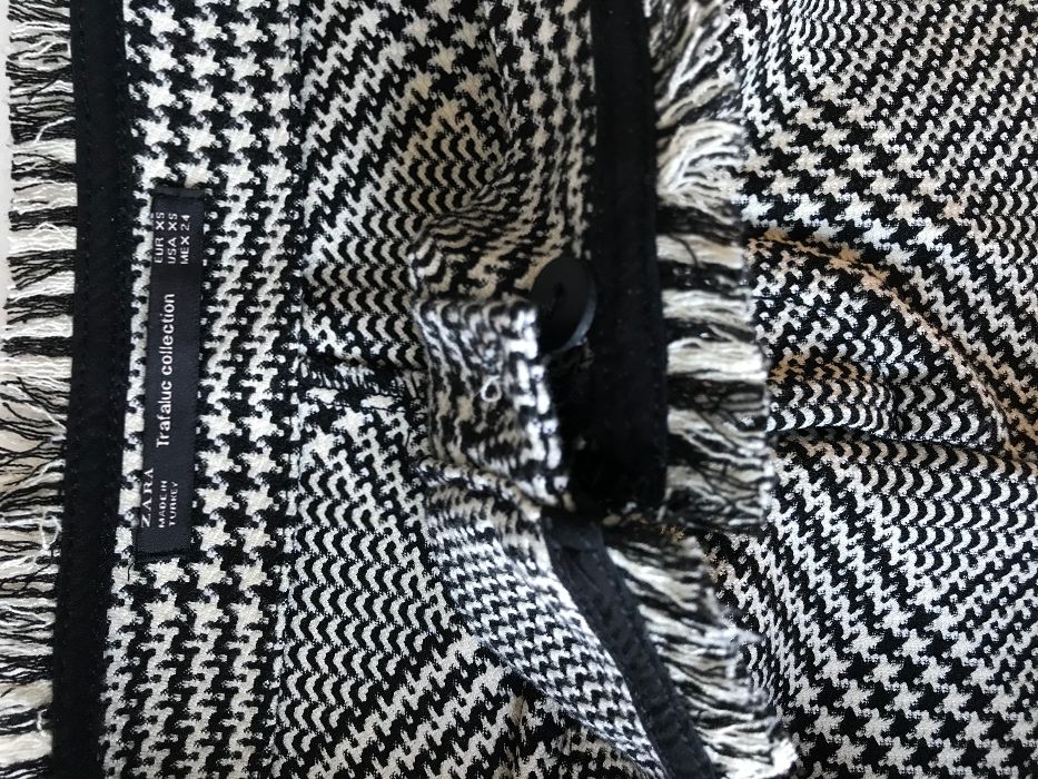 spódnica mini w kratę zara