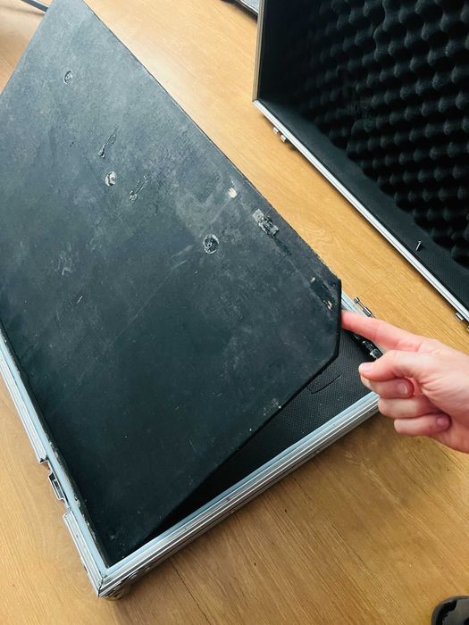 NEON Flight Case Material de DJ / Pedal Case guitarra/baixo