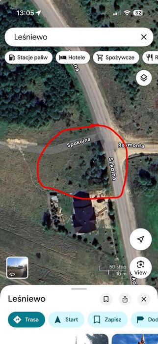 Atrakcyja działka w Leśniewie