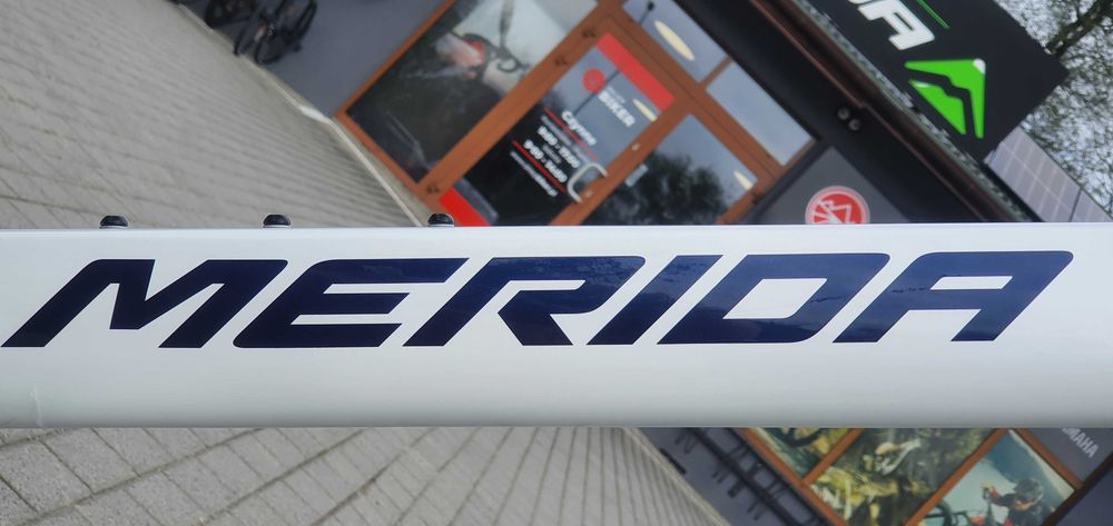 Rower szosowy aero Merida REACTO 5000 - kolekcja 2027 ! L (56 cm) Shimano 105  Di2 NOWOŚĆ kolor PEARL/BLUE (TEAL) NOWA cena