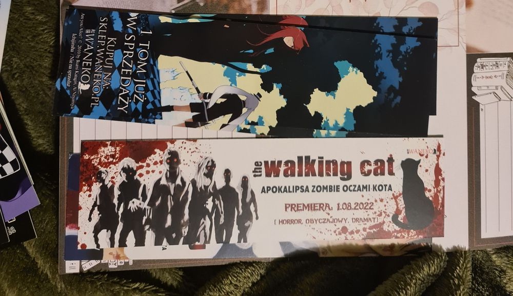 Zakładka z mang Waneko