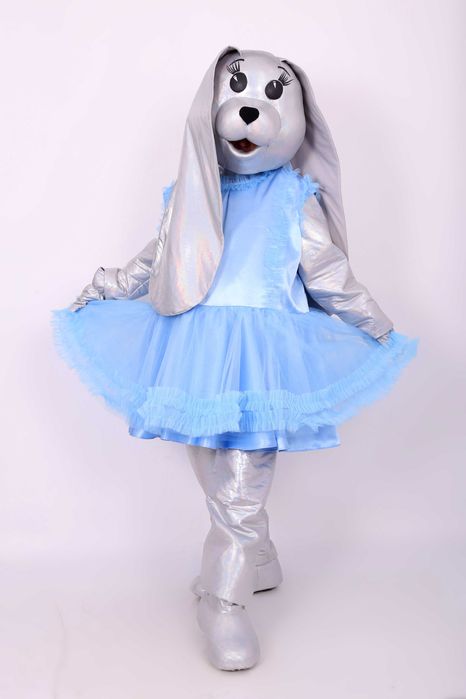 Ростовий костюм Заєць сріблястий, виготовлення ростових ляльок