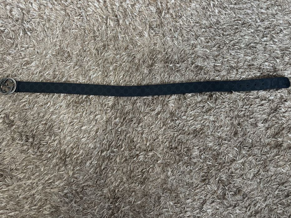 Pasek Gucci Interlocking G Leather Belt Rozmiar 85 / 34