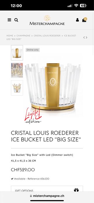 cristal louis roederer cooler