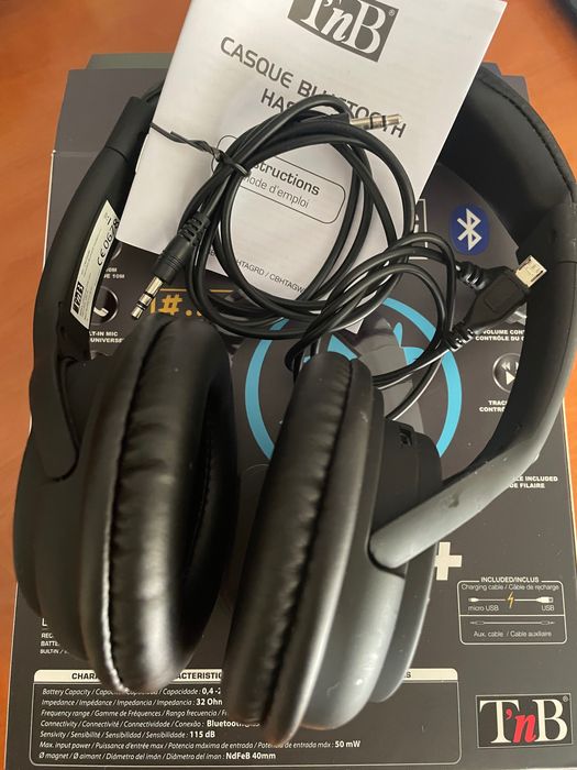 Auscultadores sem fio TnB