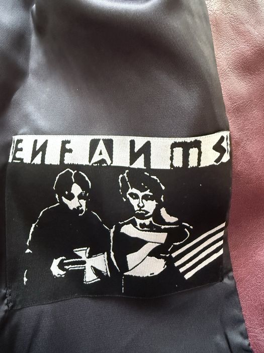 Leather Jacket ERD SS25 Red S M кожанка ERD