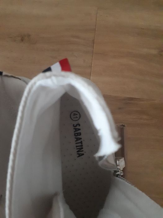Trampki wysokie r. 39 40 damskie trapery sabatina canvas