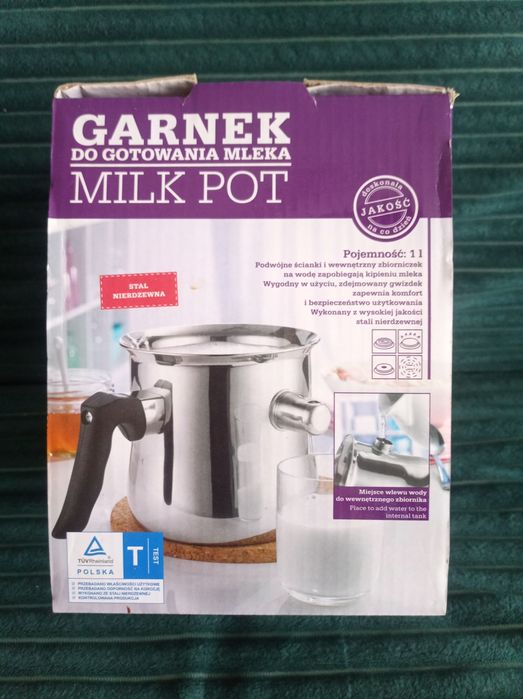 Garnek do gotowania mleka