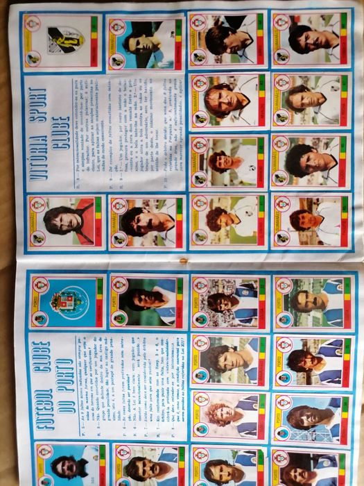 Caderneta Cromos Nacional de FUTEBOL 82/83 COMPLETA Mabilgráfica