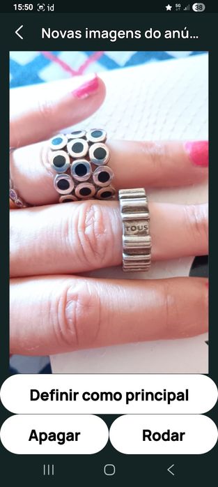 Pulseira em aço marca Fossil