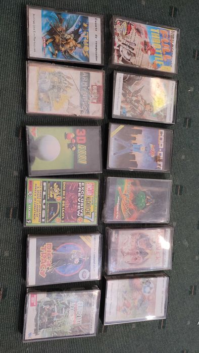 41 Cassetes de jogos antigas para Spectrum