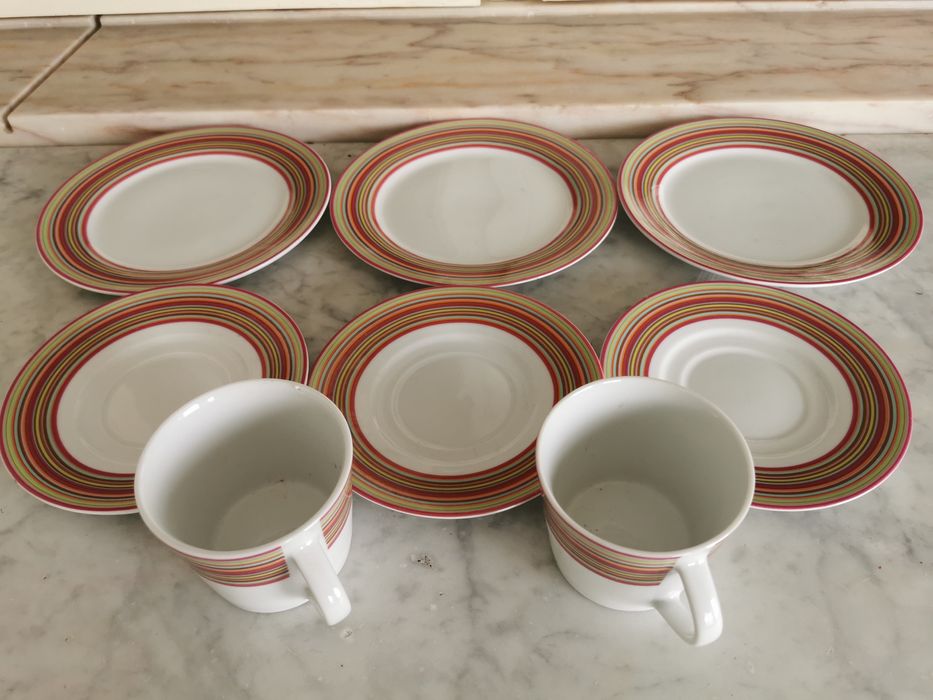 Conjunto Chá/Café/Leite (8 Peças) - Casa Home Collection