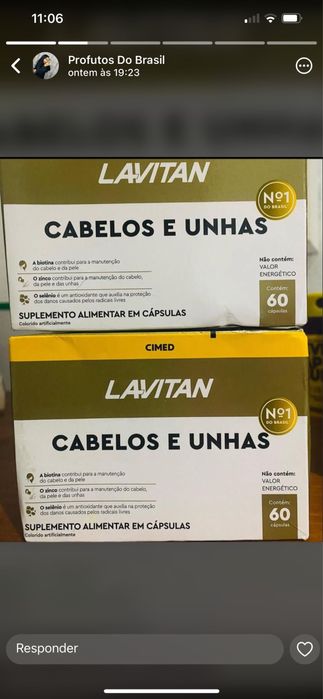 Lavitan crescimento capilar