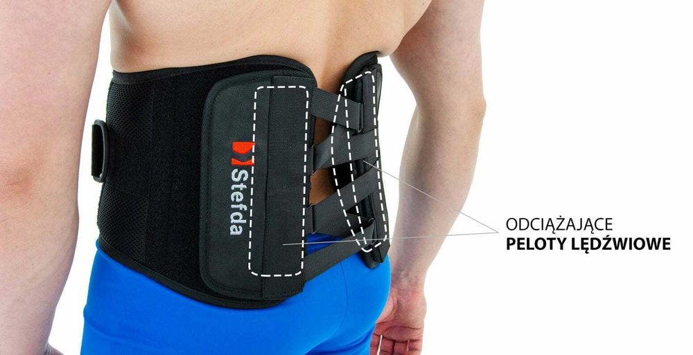 Orteza Pas Lędźwiowy Stefda / Reh4Mat AS-LK-02 XXL Gorset Ortopedyczny