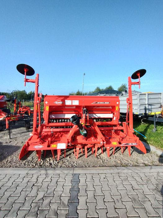 Zestaw uprawowo-siewny Kuhn Sitera 3000 + brona aktywna HR304