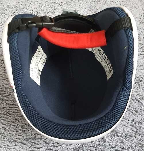 Kask narciarski Wed'ze H 400 Jr white, rozm. 53-56 cm