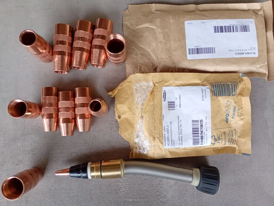 Sprzedam palnik (fajka) fronius MTB i Dysze gazowe Fronius