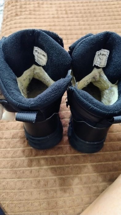 Зимові черевики, ботінки, розмір 34, стелька 22 см.