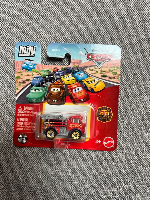 Autko Cars – Maniek (Red) wóz strażacki | metalowe | Mattel | nowe