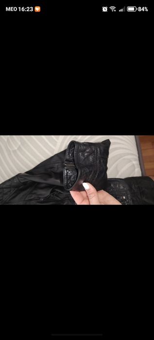 Casaco couro da Salsa