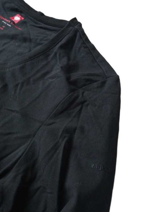 Engelbert Strauss czarna koszulka T-shirt długi rękaw r S