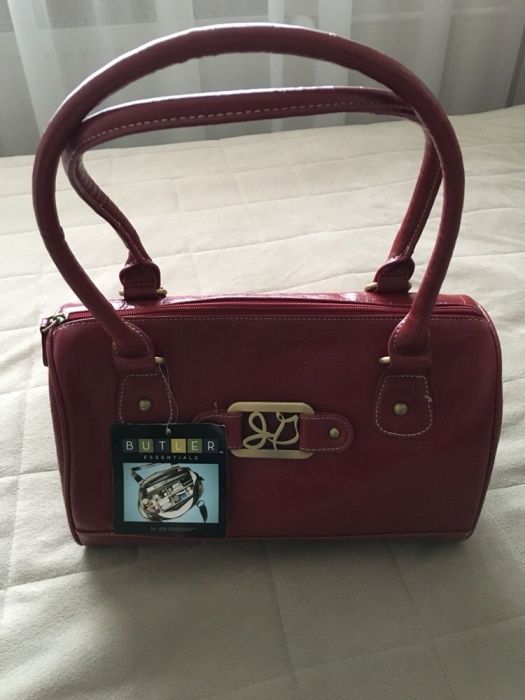 Torebka/kosmetyczka bordowa