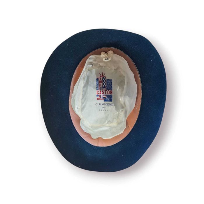 Chapéu Castor – Casa Godinho Évora – Feltro Preto (Tamanho 57)