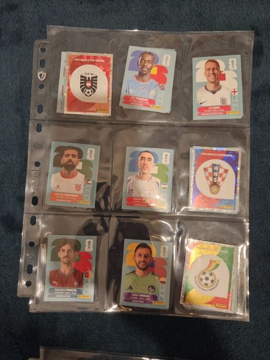 Figurinhas Panini Copa do Mundo 2026 — 181 repetidas | 0,30 € cada | Lote completo 50 €