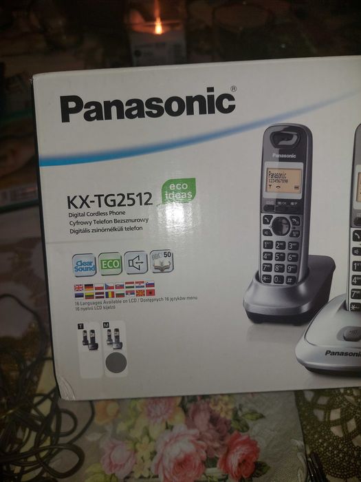 Telefon bezprzewodowy stacjonarny Panasonic