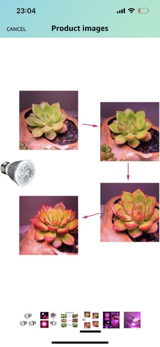 Светодиодная фитолампа фитосветильник 15W E27 LED Grow light