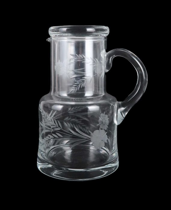 Conjunto de jarro e copo de noite