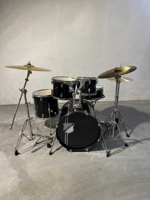 Bateria Millenium Focus 20 Drum Set Black – Como Nova