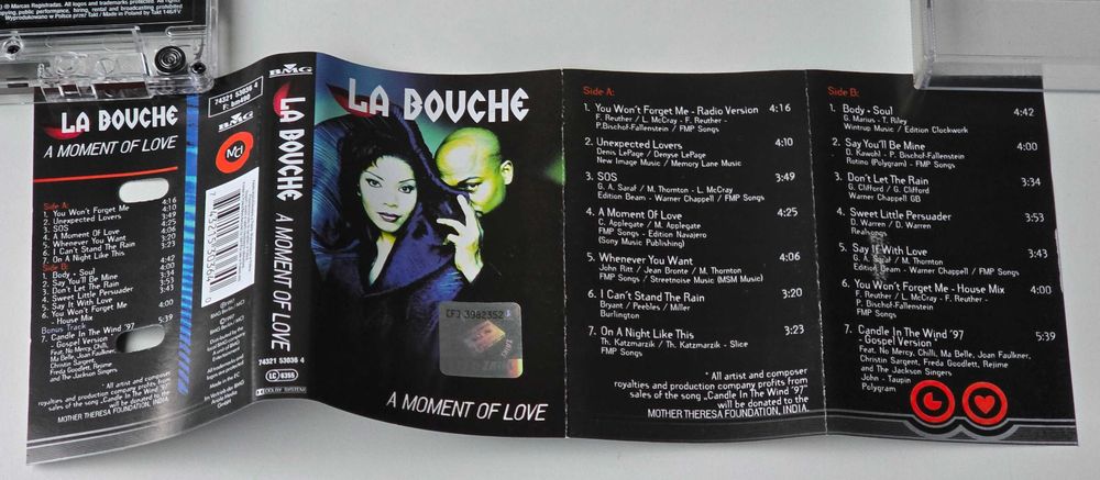 Kaseta audio  audio La Bouche - A Moment Of Love