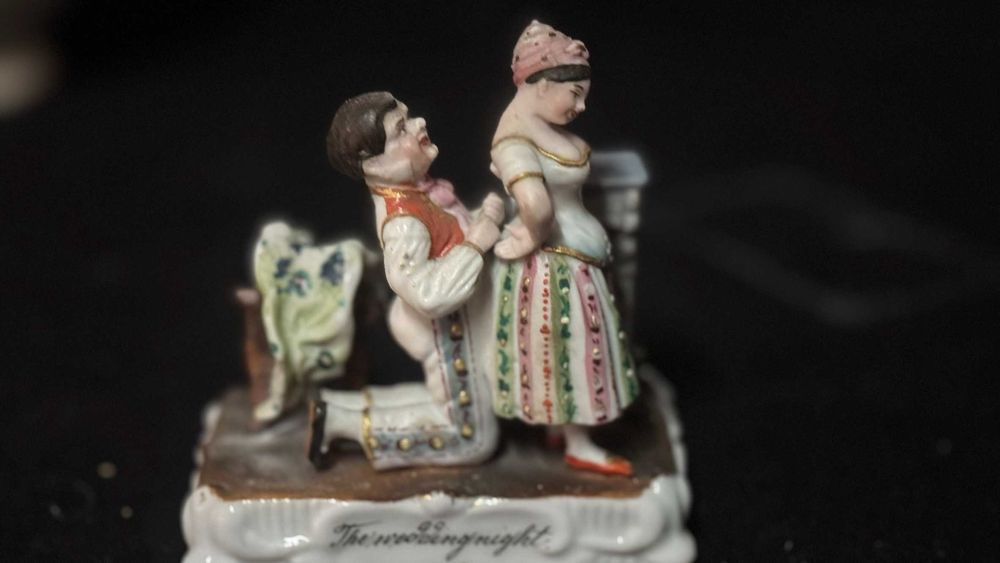 Escultura em porcelana alemã Séc XIX