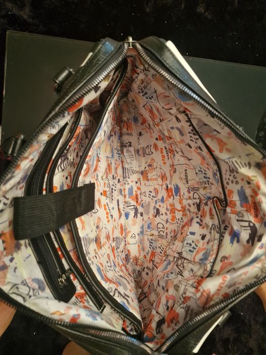 Bolsa Anekke branca e preta
