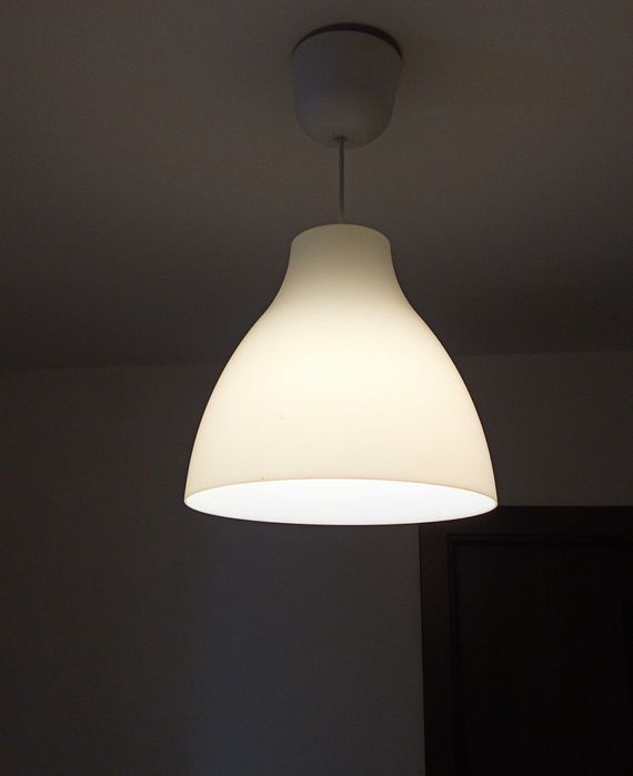 Biały Żyrandol Ikea E27