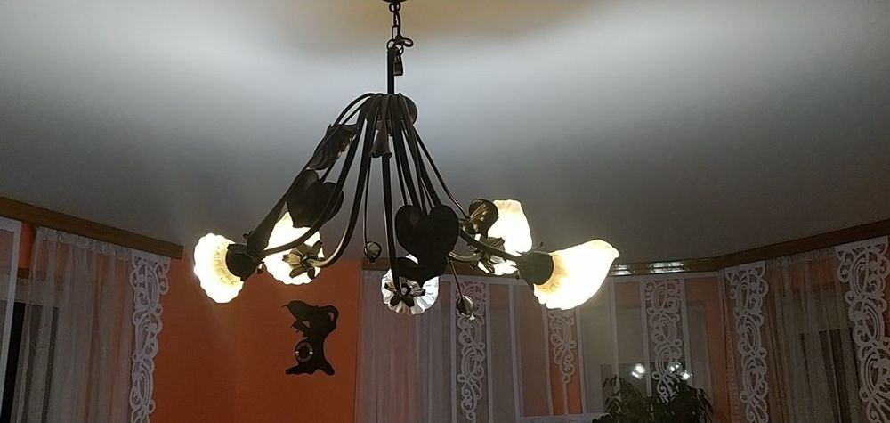 Żyrandol ELLA 5xE14 - malowany ręcznie