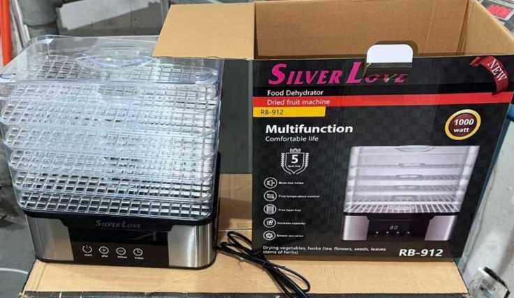 Сушарка дегідратор для овочів, фруктів, грибів, риби, снеків 1000 ВТ